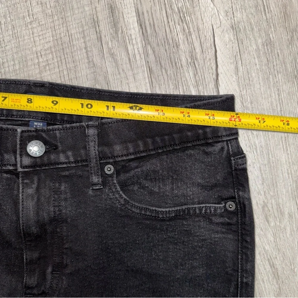 J.CREW Men's Flex Slim Stretch Fit Black/Gray Jeans W32 L34 Style AY517